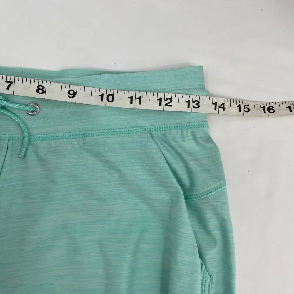 All in Motion Activewear Running Elastic Waist Shorts Green Girl's Size XL 14/16